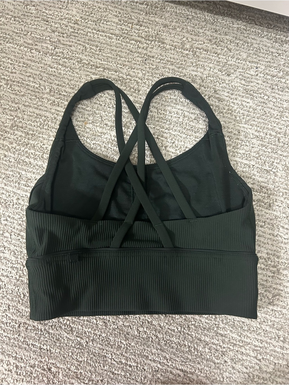 Lululemon dark green sports bra size 4 - Picture 2 of 3